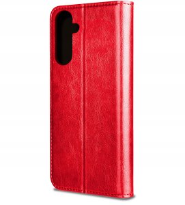 Etui do Samsung Galaxy A15 4G | A15 5G SKÓRZANE PORTFEL MAGNETYCZNE + SZKŁO 6