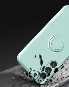 Etui do Samsung Galaxy A15 4G | A15 5G Silicone Ring CASE PLECKI + SZKŁO 9H 6
