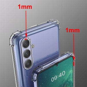 Etui do Samsung Galaxy A16 5G ANTI-SHOCK CLEAR CASE + Szkło OCHRONNE 9H 7