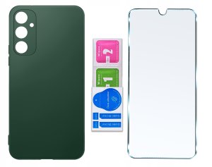 Etui do Samsung Galaxy A16 5G CASE SOFT MATT PLECKI MATOWE + SZKŁO 9H 8