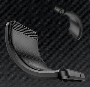 Etui do Samsung Galaxy A16 5G Pancerne Carbon CASE + Szkło OCHRONNE 9H 7