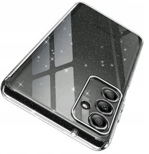 Etui do Samsung Galaxy A16 5G SILIKONOWE BROKATOWE CASE + SZKŁO OCHRONNE 4