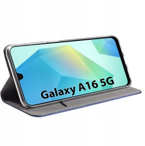 krainaGSM Etui do Samsung Galaxy A16 5G SMART MAGNET CASE PORTFEL + SZKŁO 9H 7