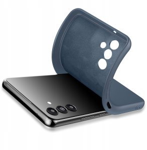 krainaGSM Etui do Samsung Galaxy A25 5G CASE Silicone ELASTYCZNE PLECKI + Szkło 9H 2