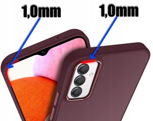 Etui do Samsung Galaxy A25 5G MATOWE SILICONE CASE SATYNOWE + Szkło 9H 2