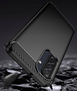 Etui do Samsung Galaxy A26 5G Pancerne Carbon CASE + Szkło OCHRONNE 9H 3