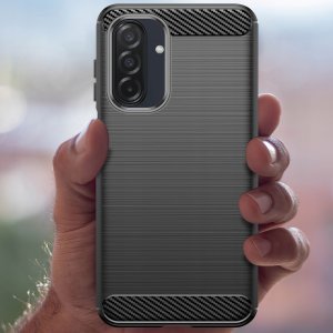 Etui do Samsung Galaxy A26 5G Pancerne Carbon CASE + Szkło OCHRONNE 9H 6