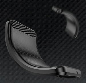 Etui do Samsung Galaxy A26 5G Pancerne Carbon CASE + Szkło OCHRONNE 9H 7