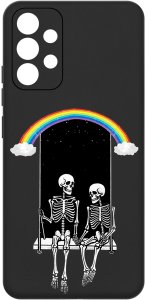 Etui do Samsung Galaxy A33 5G WZORY |SILIKONOWE MATT CASE + SZKŁO 9H 3