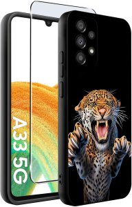 Etui do Samsung Galaxy A33 5G WZORY |SILIKONOWE MATT CASE + SZKŁO 9H 2