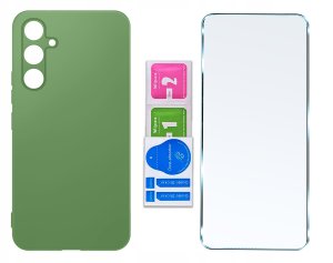 Etui do Samsung Galaxy A35 5G CASE SOFT MATT PLECKI + SZKŁO 9H 7