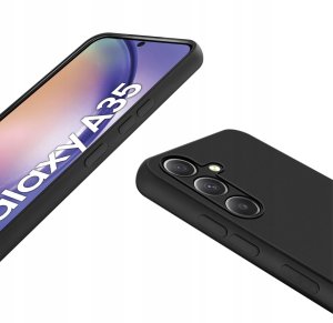 Etui do Samsung Galaxy A35 | A35 5G CASE SOFT MATT PLECKI + SZKŁO 9H 4