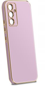 Etui do Samsung Galaxy A35 | A35 5G GOLDEDGE CASE GLAMOUR PLECKI + Szkło 9H 8