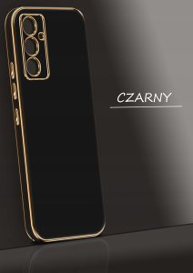 Etui do Samsung Galaxy A35 | A35 5G GOLDEDGE CASE GLAMOUR PLECKI + Szkło 9H 2