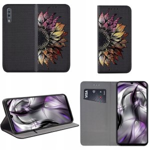 krainaGSM Etui do Samsung Galaxy A50 | A30S MAGNET WZORY CASE PORTFEL + SZKŁO 9H 2