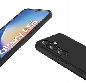 Etui do Samsung Galaxy A55 | A55 5G CASE SOFT MATT PLECKI + SZKŁO 9H 4