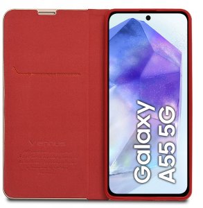 Etui do Samsung Galaxy A55 | A55 5G Case Magnet Portfel + Szkło OCHRONNE 9H 4