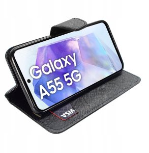 Etui do Samsung Galaxy A55 | A55 5G Fancy Case PORTFEL + Szkło OCHRONNE 9H 4