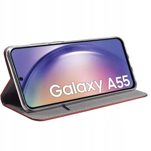 Etui do Samsung Galaxy A55 | A55 5G SMART MAGNET CASE PORTFEL + SZKŁO 9H 5