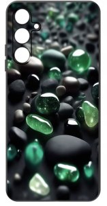 Etui do Samsung Galaxy M35 5G WZORY |SILIKONOWE MATT CASE + SZKŁO 9H 3