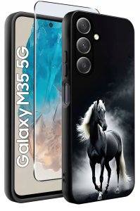 Etui do Samsung Galaxy M35 5G WZORY |SILIKONOWE MATT CASE + SZKŁO 9H 2