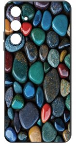 Etui do Samsung Galaxy M35 5G WZORY |SILIKONOWE MATT CASE + SZKŁO 9H 3