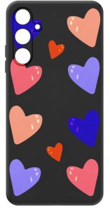 krainaGSM Etui do Samsung Galaxy M35 5G wzory | SILIKONOWE MATT CASE + SZKŁO 9H 3