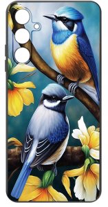 krainaGSM Etui do Samsung Galaxy M35 5G wzory | SILIKONOWE MATT CASE + SZKŁO 9H 3