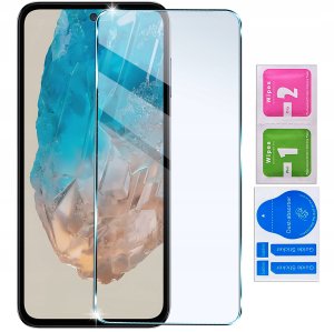 krainaGSM Etui do Samsung Galaxy M35 5G wzory | SILIKONOWE MATT CASE + SZKŁO 9H 4