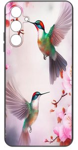 Etui do Samsung Galaxy M35 5G WZORY |SILIKONOWE MATT CASE + SZKŁO 9H 3