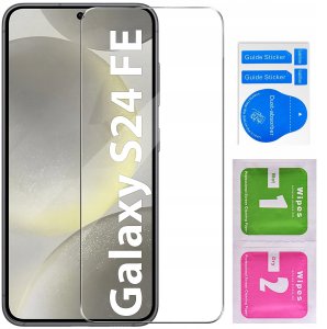 Etui do Samsung Galaxy S24 FE WZORY |SILIKONOWE MATT CASE + SZKŁO 9H 5