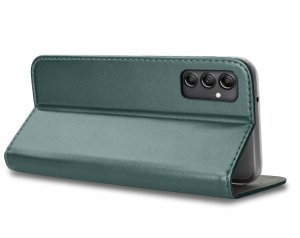 ETUI SKÓRZANE do SAMSUNG GALAXY A15 MAGNETYCZNE BOOK CASE TOKRA SZKŁO 9H 4