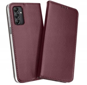 krainaGSM ETUI skórzane do GALAXY A15 magnetyczne BOOK CASE tok SZKŁO 9H 5