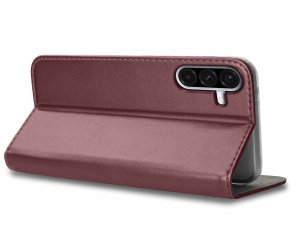 krainaGSM ETUI SKÓRZANE do Samsung A36 5G MAGNETYCZNE BOOK CASE TOKRA SZKŁO 3