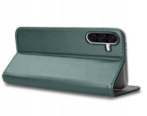 ETUI SKÓRZANE do Samsung A56 5G MAGNETYCZNE BOOK CASE TOKRA SZKŁO 3