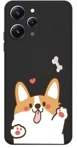 Etui do Xiaomi Redmi 12 4G WZORY |SILIKONOWE MATT CASE + SZKŁO 9H 3