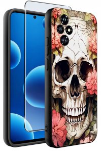 krainaGSM ETUI do Honor 200 5G | WZORY | SILIKONOWE MATT CASE + SZKŁO 9H 2