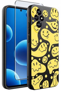 krainaGSM ETUI do Honor 200 5G | WZORY | SILIKONOWE MATT CASE + SZKŁO 9H 2