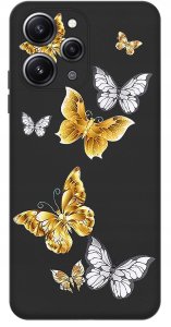 krainaGSM Etui do Xiaomi Redmi 12 4G WZORY |SILIKONOWE MATT CASE + SZKŁO 9H 3