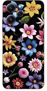 krainaGSM Etui do Xiaomi Redmi 12 4G WZORY |SILIKONOWE MATT CASE + SZKŁO 9H 3