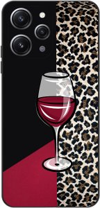 krainaGSM Etui do Xiaomi Redmi 12 4G WZORY |SILIKONOWE MATT CASE + SZKŁO 9H 3
