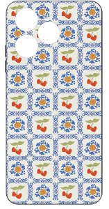 ETUI do Realme C51| C53 WZORY |SILIKONOWE MATT CASE + SZKŁO 9H 3