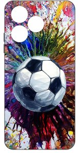 ETUI do Realme C51| C53 WZORY |SILIKONOWE MATT CASE + SZKŁO 9H 3