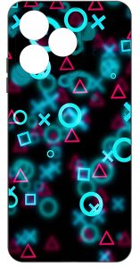 ETUI do Realme C51| C53 WZORY |SILIKONOWE MATT CASE + SZKŁO 9H 3