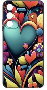 ETUI do Samsung A15 4G | 15 5G WZORY | SILIKONOWE MATT CASE + SZKŁO 9H 3