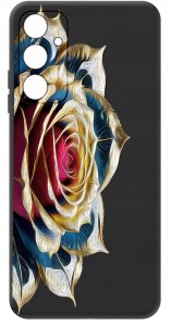 ETUI do Samsung A15 4G | 15 5G WZORY | SILIKONOWE MATT CASE + SZKŁO 9H 3