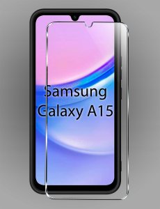 ETUI do Samsung A15 4G | 15 5G WZORY | SILIKONOWE MATT CASE + SZKŁO 9H 4