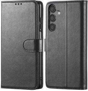 krainaGSM ETUI do Samsung A15 5G | Skórzany portfel book tokra case classic + SZKŁO 2