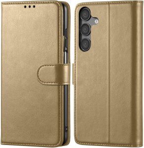 krainaGSM ETUI do Samsung A25 5G | SKÓRZANE PORTFEL BOOK TOKRA CASE CLASSIC + SZKŁO 2