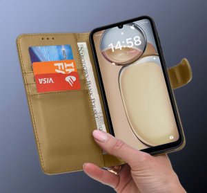 krainaGSM ETUI do Samsung A25 5G | SKÓRZANE PORTFEL BOOK TOKRA CASE CLASSIC + SZKŁO 4